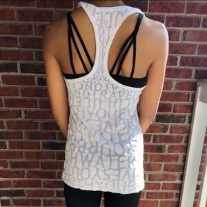 Lululemon MANIFESTO Racerback Tank – White